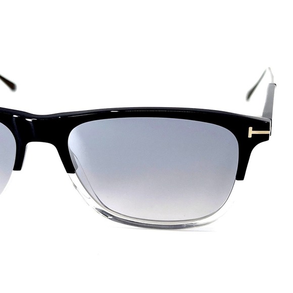 New! Tom Ford Caleb Sunglasses TF813 03C Unisex Rectangle Titanium Authentic - Picture 5 of 11
